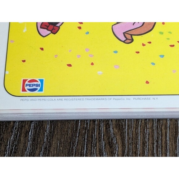 VTG Pepsi 1978 Happy Birthday Mickey Placemats 4 Disney Illustrations SET OF 15 - Picture 3 of 8